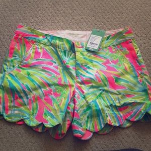 Lilly Pulitzer Butter Cup shorts, Tiki Pink